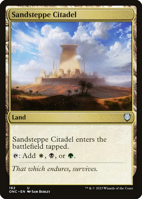 Sandsteppe Citadel · Phyrexia: All Will Be One Commander 162/174