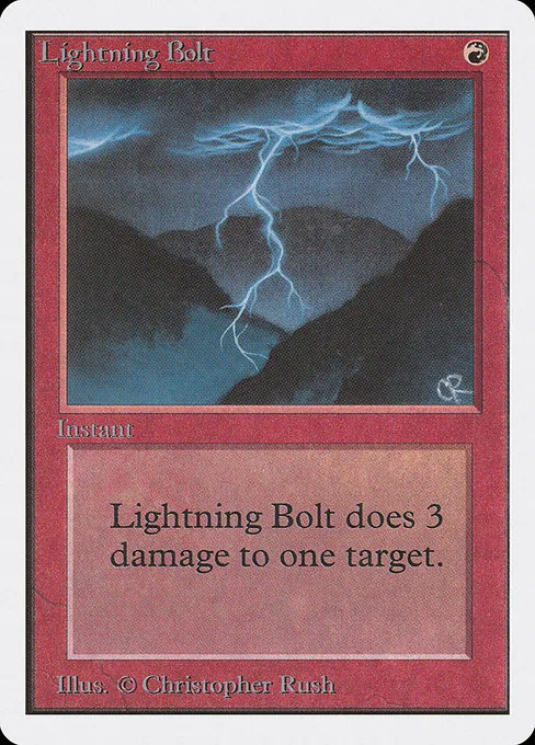 Lightning Bolt · Unlimited Edition 162/302