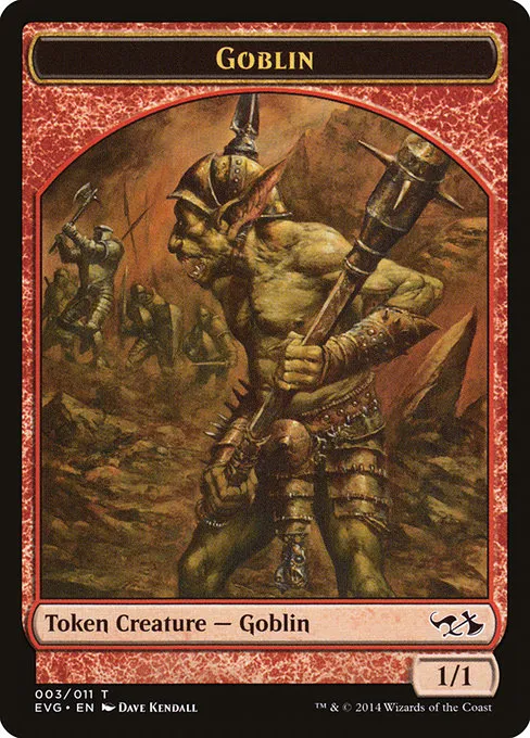 Goblin · Duel Decks Anthology: Elves vs. Goblins Tokens 3/3