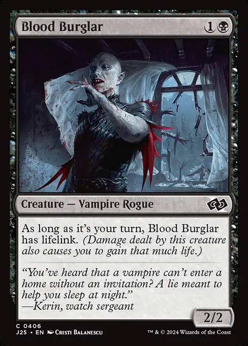 Blood Burglar · Foundations Jumpstart 406/779