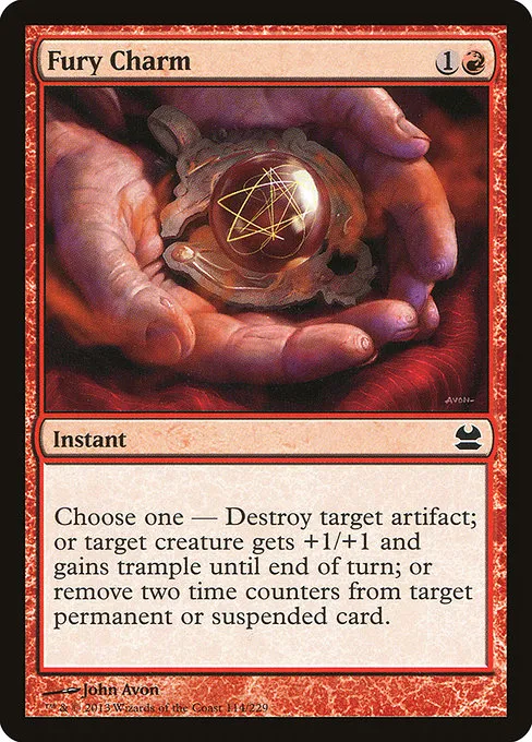 Fury Charm · Modern Masters 114/229