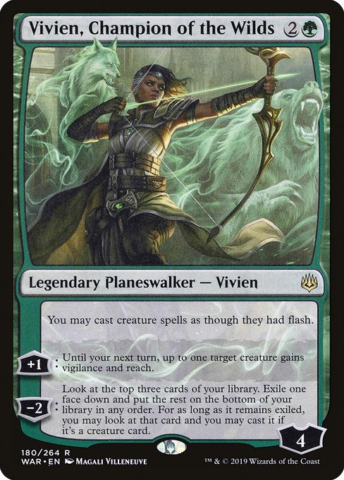 Vivien, Champion of the Wilds · War of the Spark 180/312