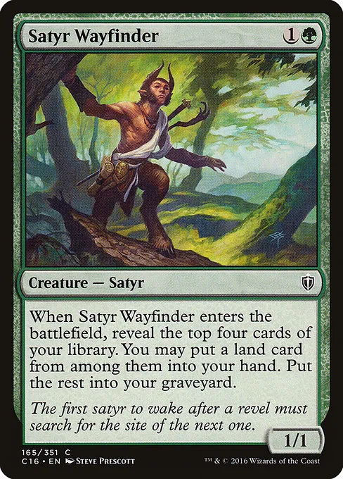 Satyr Wayfinder · Commander 2016 165/351