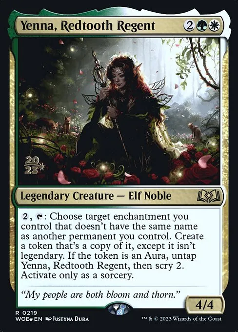 Yenna, Redtooth Regent · Wilds of Eldraine Promos 219s/160