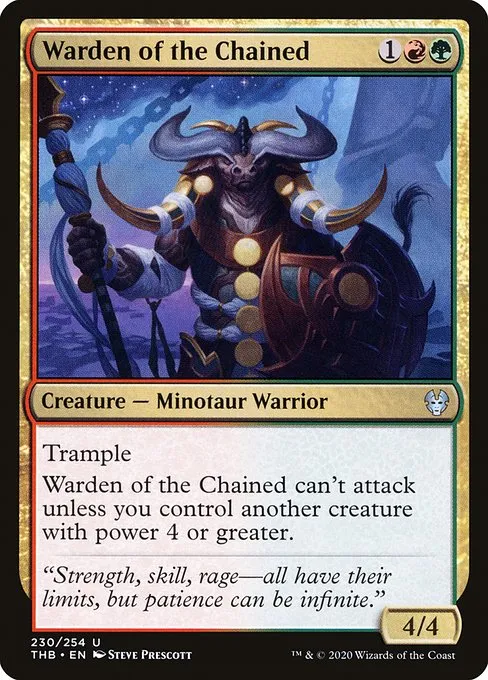 Warden of the Chained · Theros Beyond Death 230/358