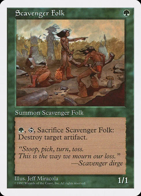 Scavenger Folk · Fifth Edition 323/460