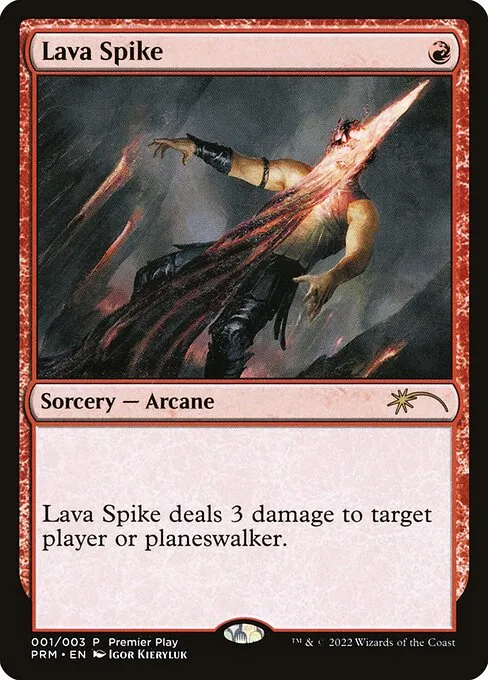 Lava Spike · Pro Tour Promos 2022-1/17