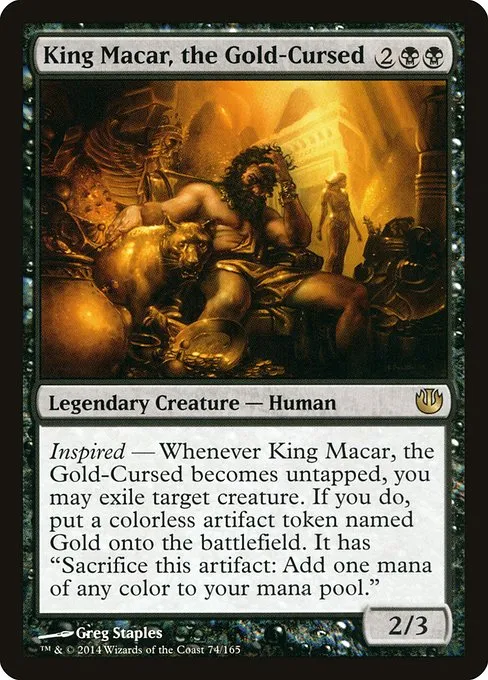 King Macar, the Gold-Cursed · Journey into Nyx 74/165