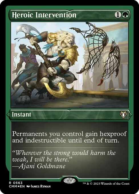 Heroic Intervention · Commander Masters 563/1067