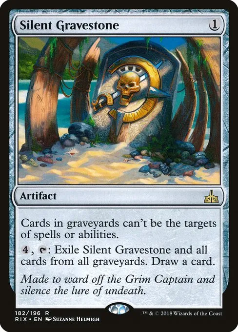 Silent Gravestone · Rivals of Ixalan 182/205
