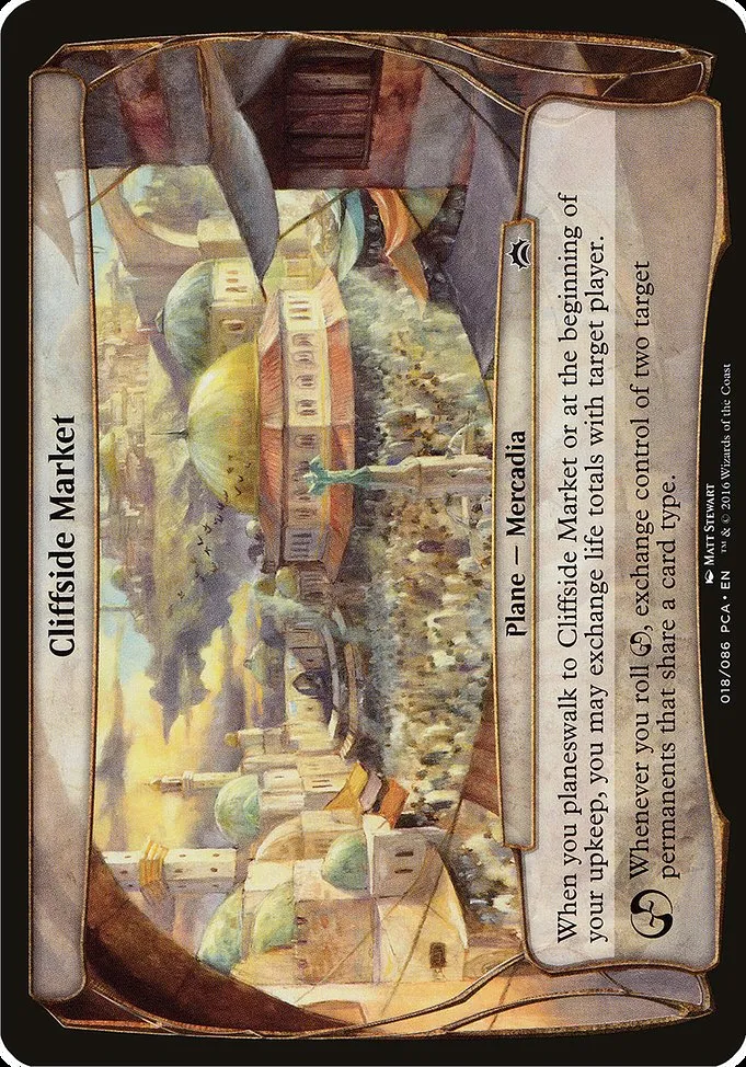 Cliffside Market · Planechase Anthology Planes 18/86