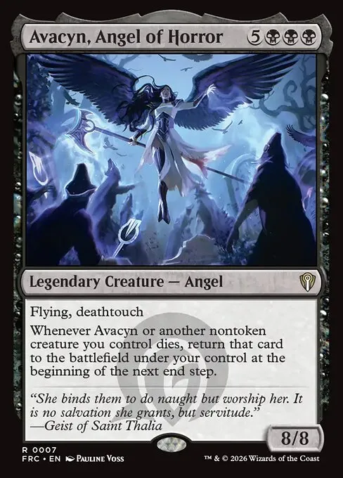 Avacyn, Angel of Horror · Reality Fracture Commander 7/2