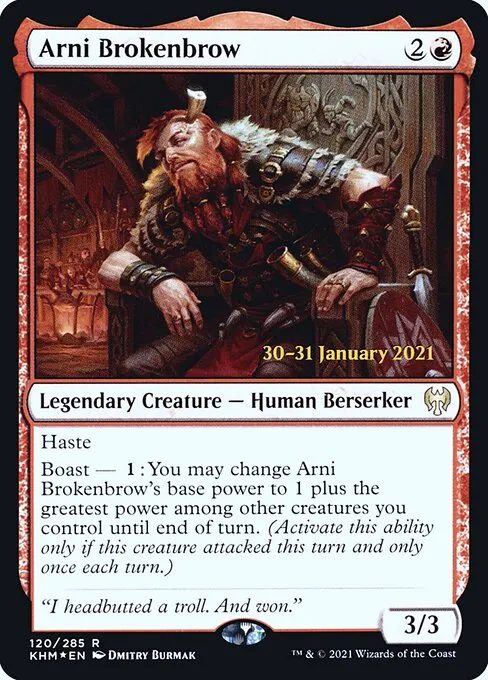 Arni Brokenbrow · Kaldheim Promos 120s/158