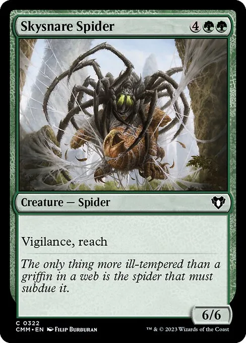Skysnare Spider · Commander Masters 322/1067