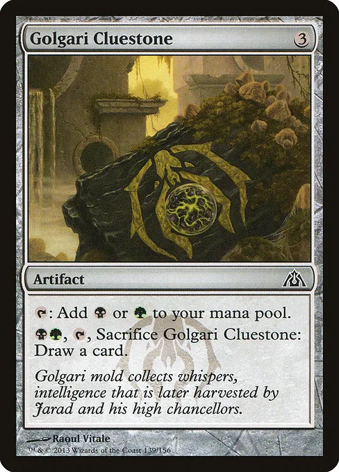 Golgari Cluestone · Dragon's Maze 139/156