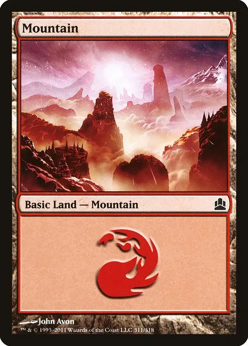 Mountain · Commander 2011 311/318