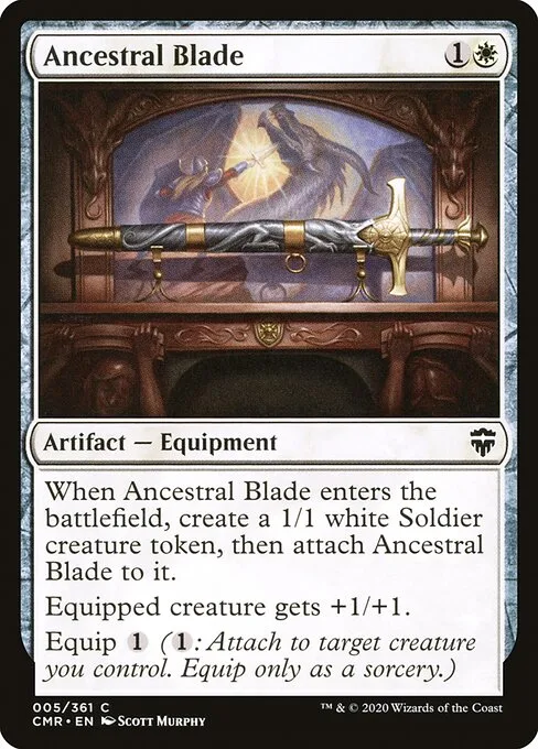 Ancestral Blade · Commander Legends 5/718