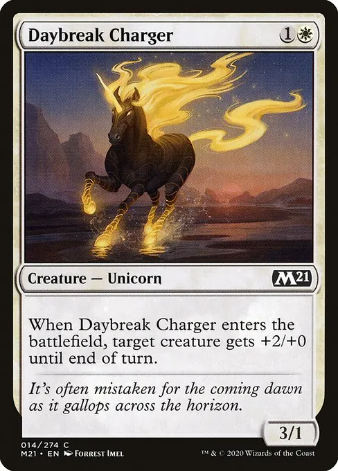 Daybreak Charger · Core Set 2021 14/397