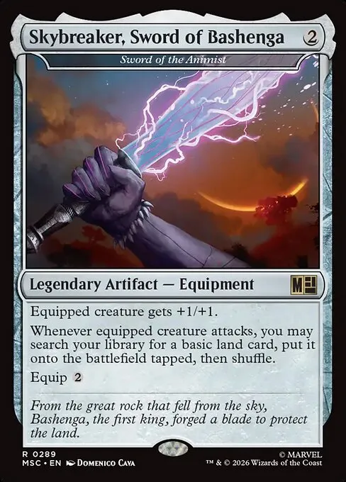 Sword of the Animist · Marvel Super Heroes Commander 289/9