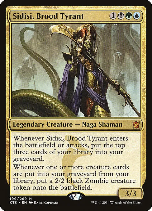 Sidisi, Brood Tyrant · Khans of Tarkir 199/293