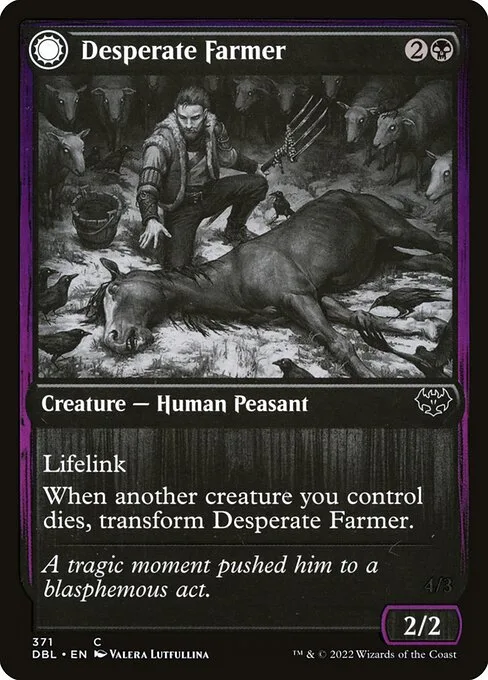 Desperate Farmer // Depraved Harvester · Innistrad: Double Feature 371/535