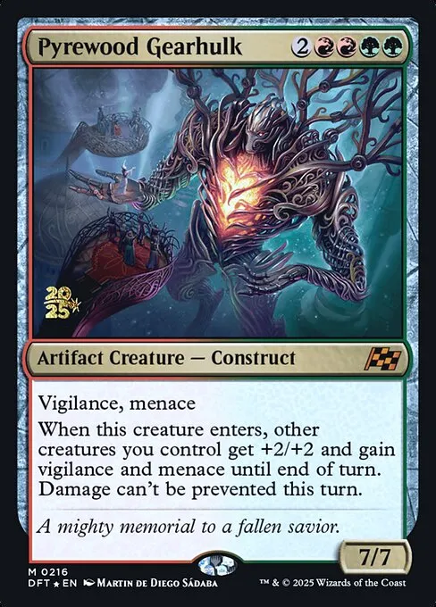 Pyrewood Gearhulk · Aetherdrift Promos 216s/160