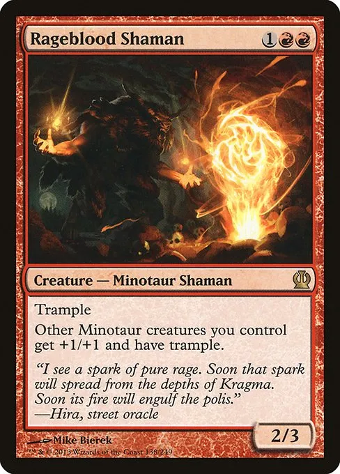 Rageblood Shaman · Theros 138/249
