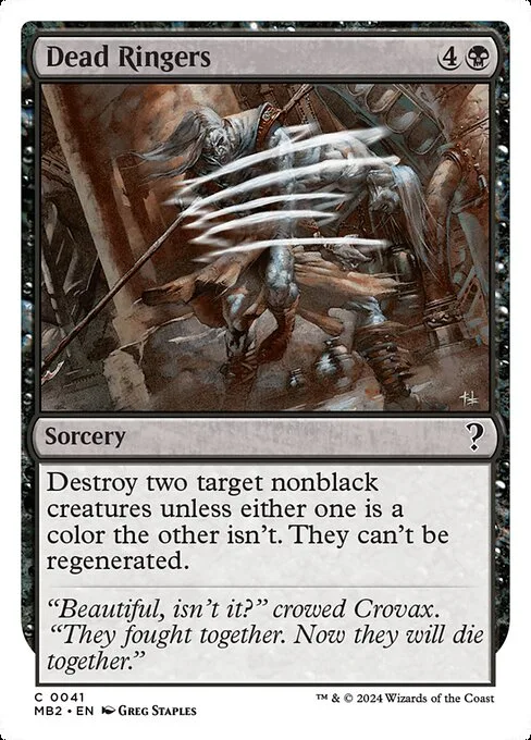 Dead Ringers · Mystery Booster 2 41/385