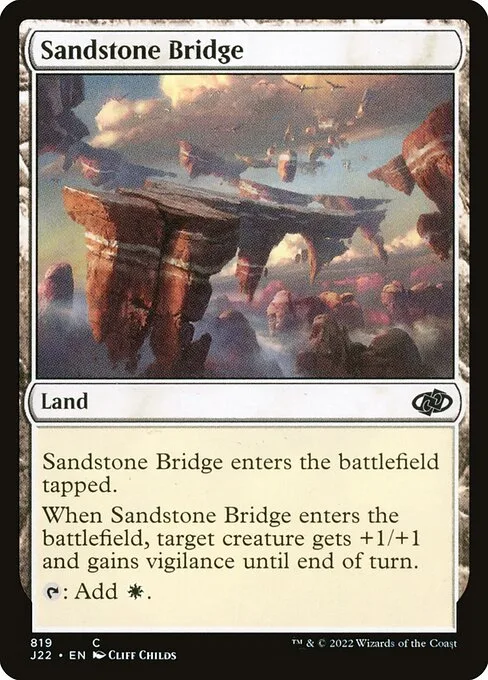 Sandstone Bridge · Jumpstart 2022 819/835