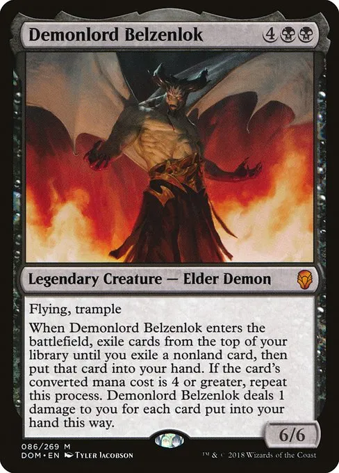 Demonlord Belzenlok · Dominaria 86/280