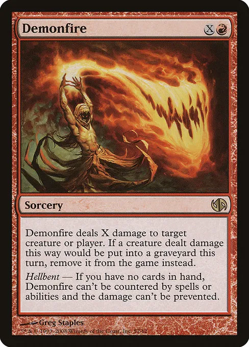 Demonfire · Duel Decks: Jace vs. Chandra 57/64