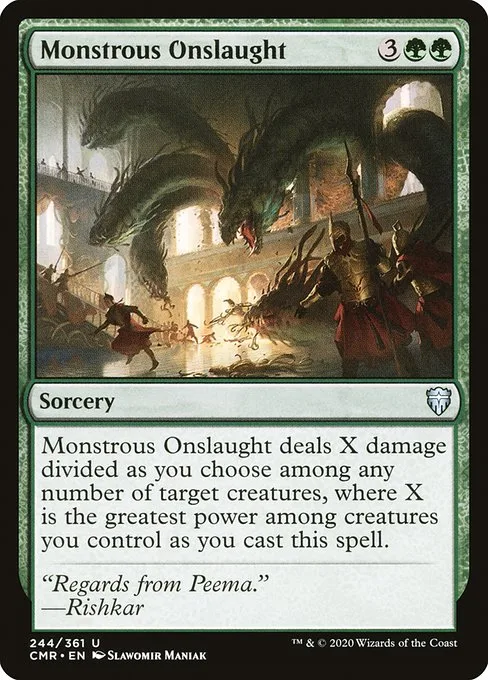 Monstrous Onslaught · Commander Legends 244/718