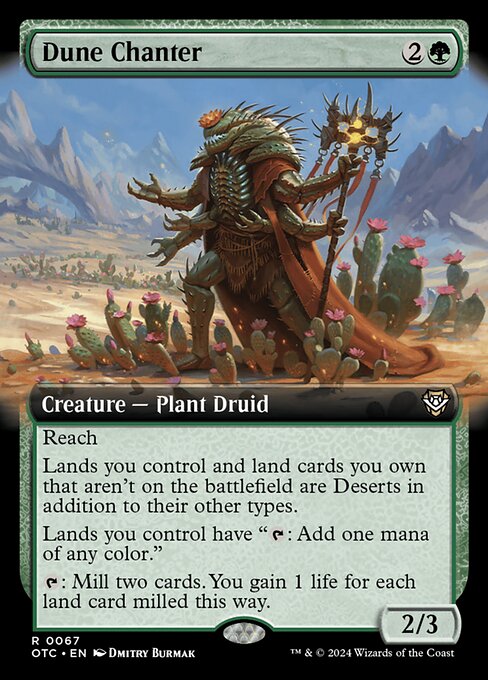 Dune Chanter · Outlaws of Thunder Junction Commander 67/342