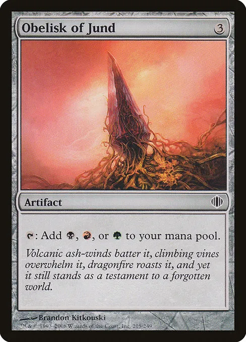 Obelisk of Jund · Shards of Alara 215/250