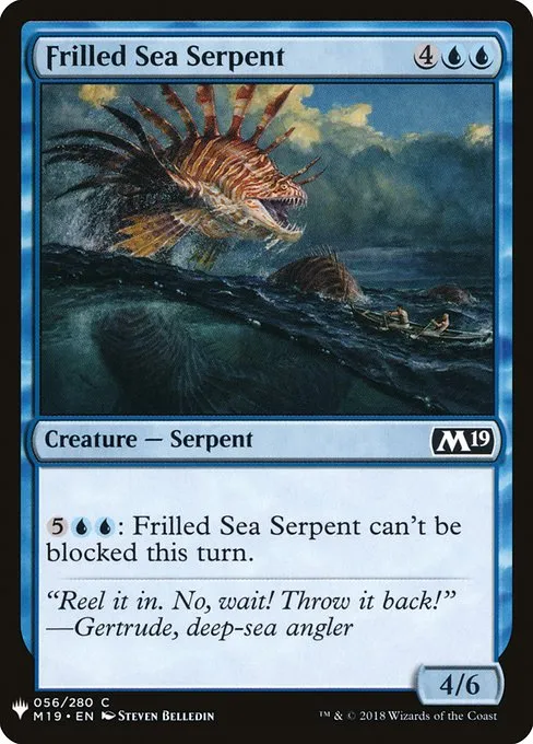 Frilled Sea Serpent · The List M19-56/5050