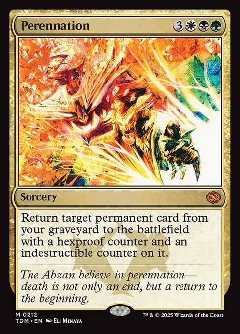 Perennation · Tarkir: Dragonstorm 212/427