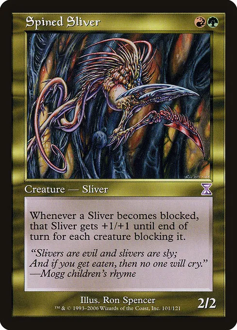 Spined Sliver · Time Spiral Timeshifted 101/121