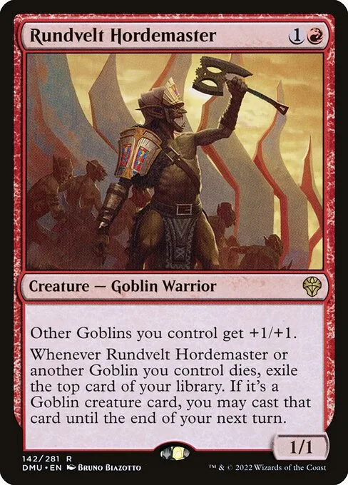 Rundvelt Hordemaster · Dominaria United 142/453