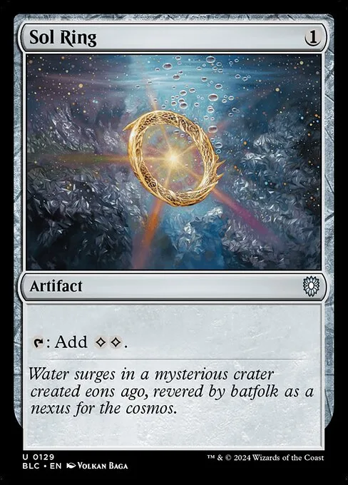 Sol Ring · Bloomburrow Commander 129/356