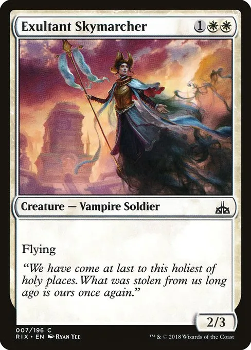 Exultant Skymarcher · Rivals of Ixalan 7/205