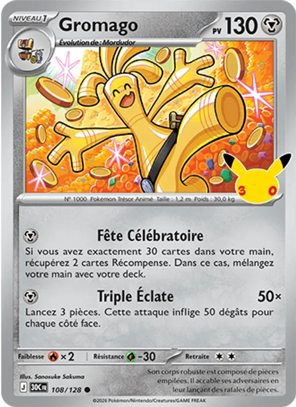 Gromago · 30ᵉ Anniversaire 108/128
