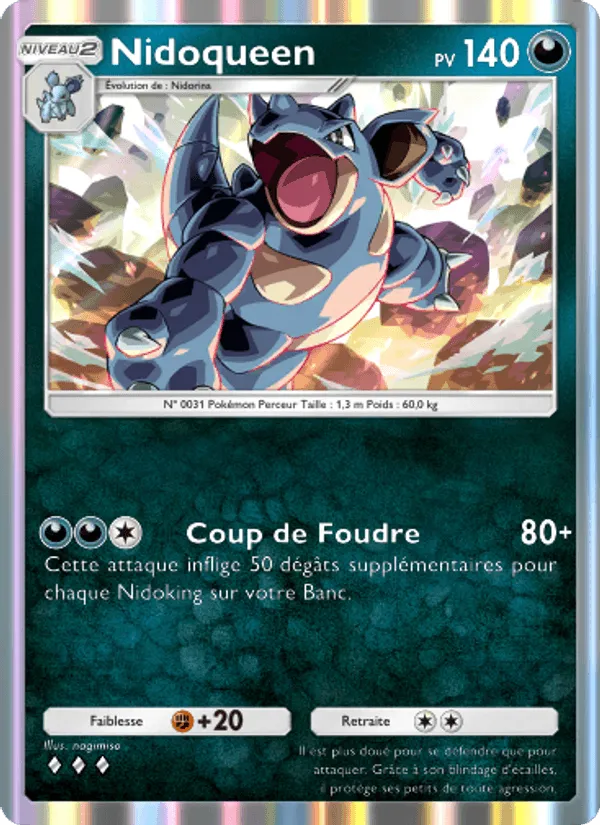 Nidoqueen · Puissance Génétique 168/226