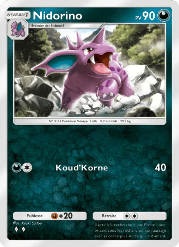 Nidorino · Puissance Génétique 170/226