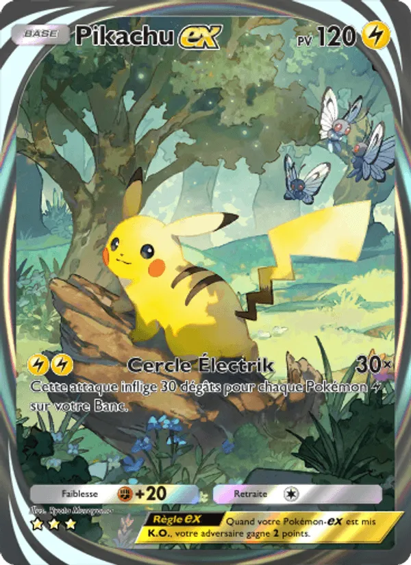 Pikachu-ex · Puissance Génétique 281/226