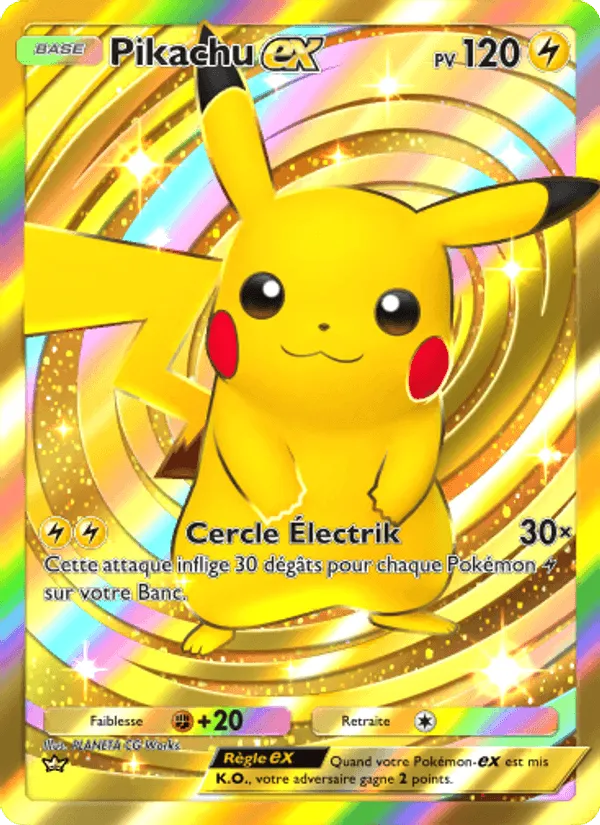 Pikachu-ex · Puissance Génétique 285/226