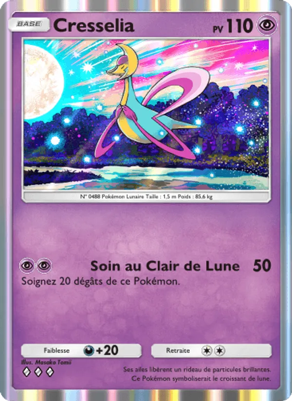 Cresselia · Choc Spatio-Temporel 079/140