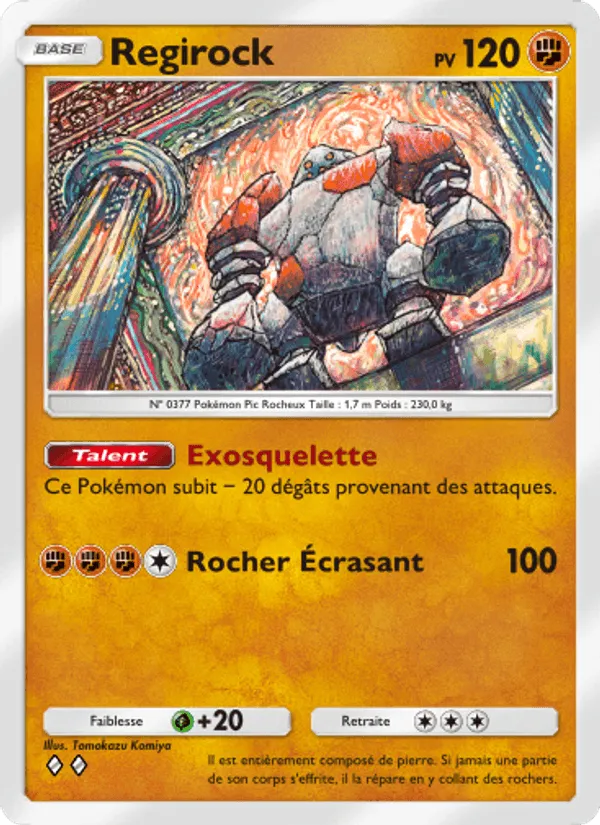 Regirock · Choc Spatio-Temporel 087/140