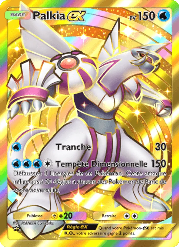 Palkia-ex · Choc Spatio-Temporel 206/140