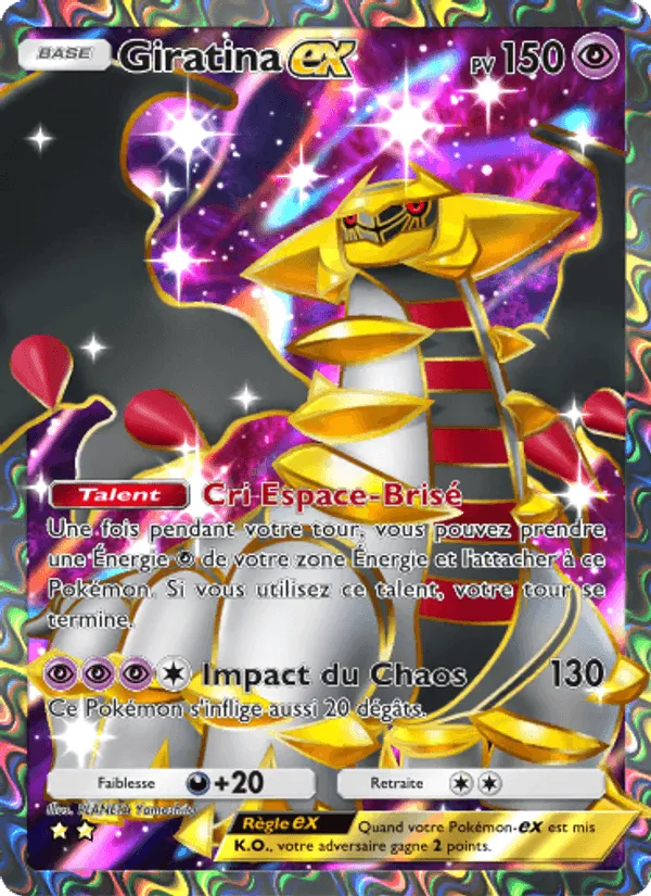 Giratina-ex · Réjouissances Rayonnantes 083/72