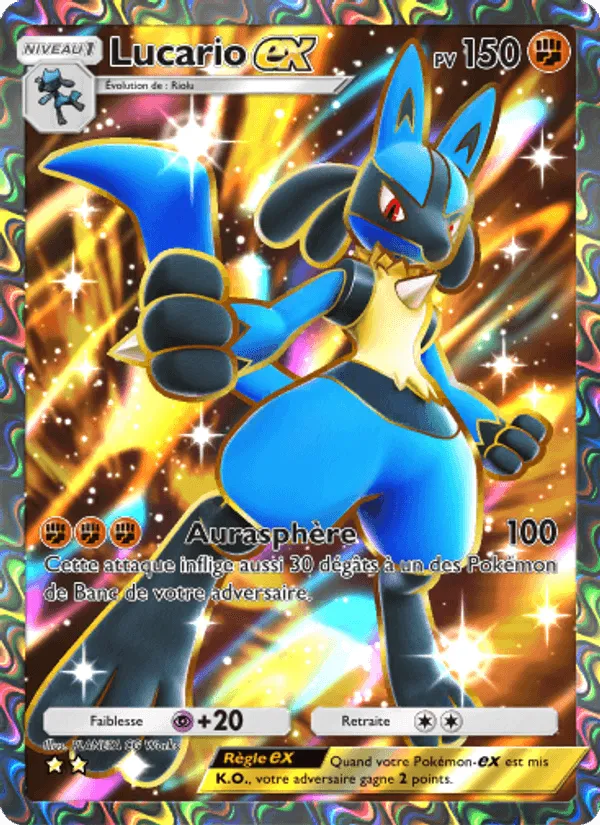 Lucario-ex · Réjouissances Rayonnantes 084/72